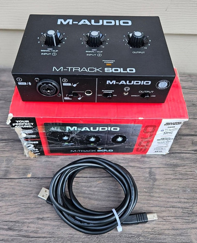 Audio track solo - m-track, usb