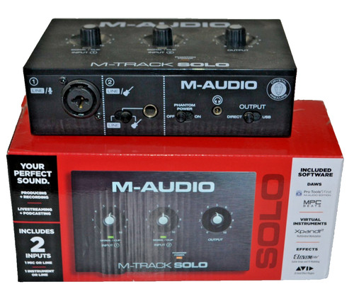 Audio track solo - m-track, 2-channel